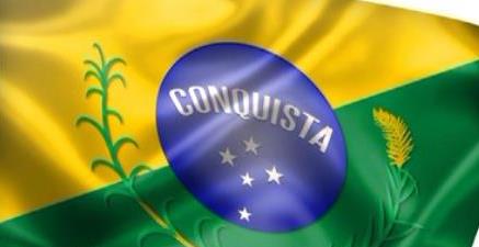 Bandeira Municipal de Conquista, Minas Gerais